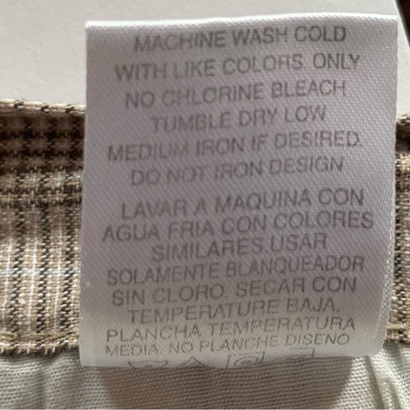 AIRWALK Men’s Plaid Cotton Golf Shorts Sz 36 - Picture 5 of 8